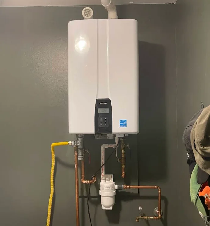 New electric water heater replacement