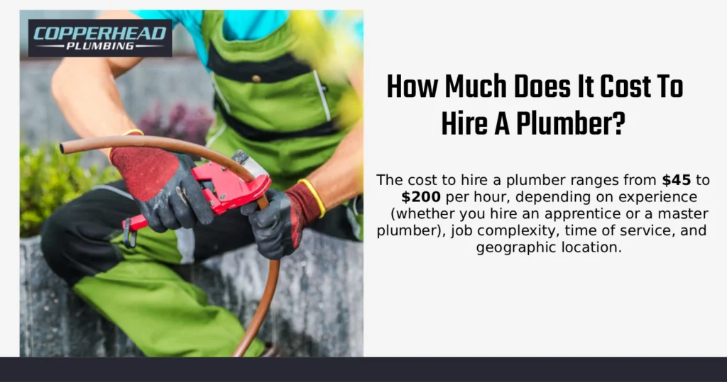How Much Does It Cost To Hire A Plumber